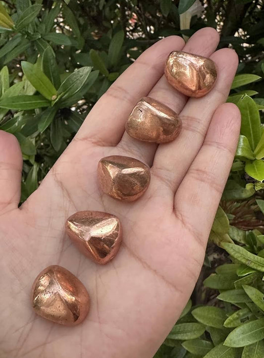 Set 5 piedras cobre